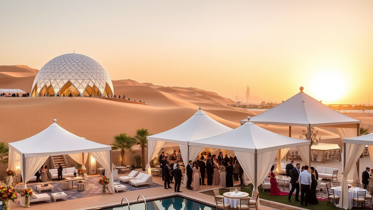Ultimate Guide to Hosting an Outdoor Event in the UAE with Rental Tents and Shade Solutions