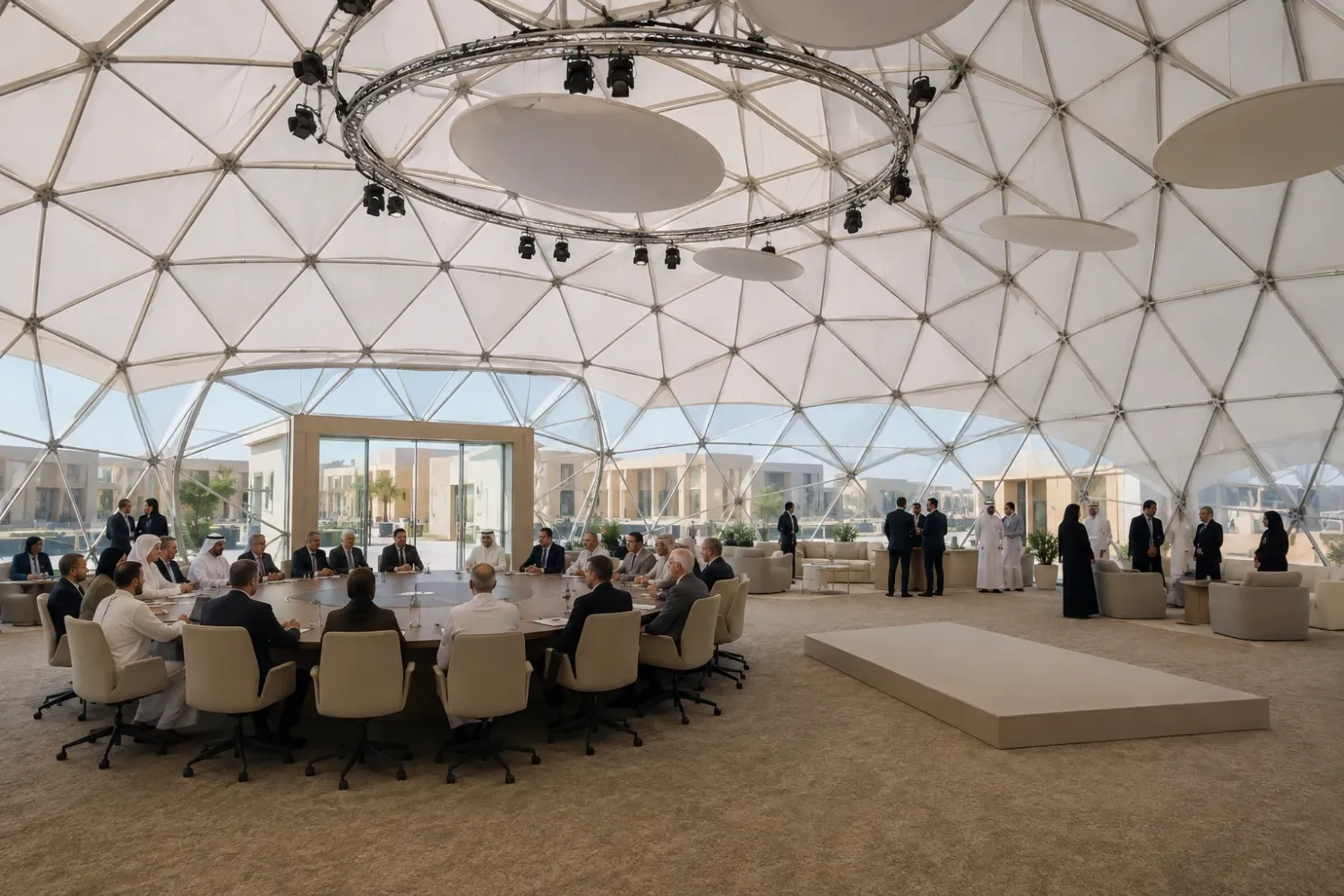 Temporary Conference Infrastructure for World Green Economy Summit 2026