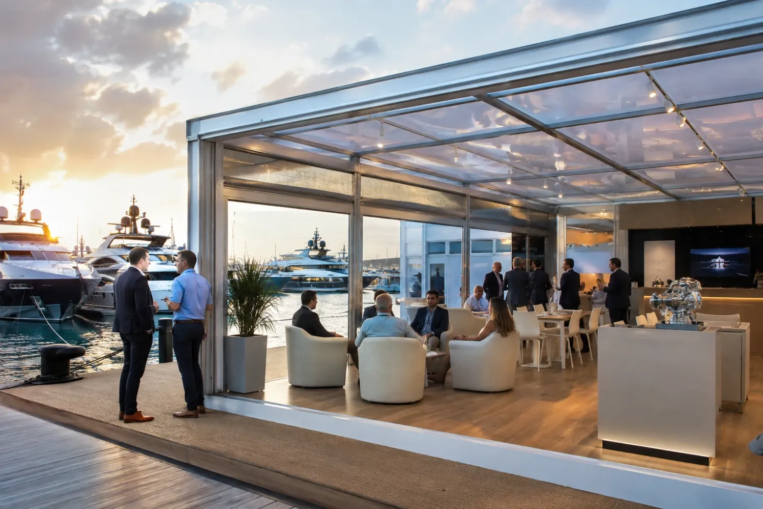 Waterfront Event Structures for Dubai International Boat Show 2026