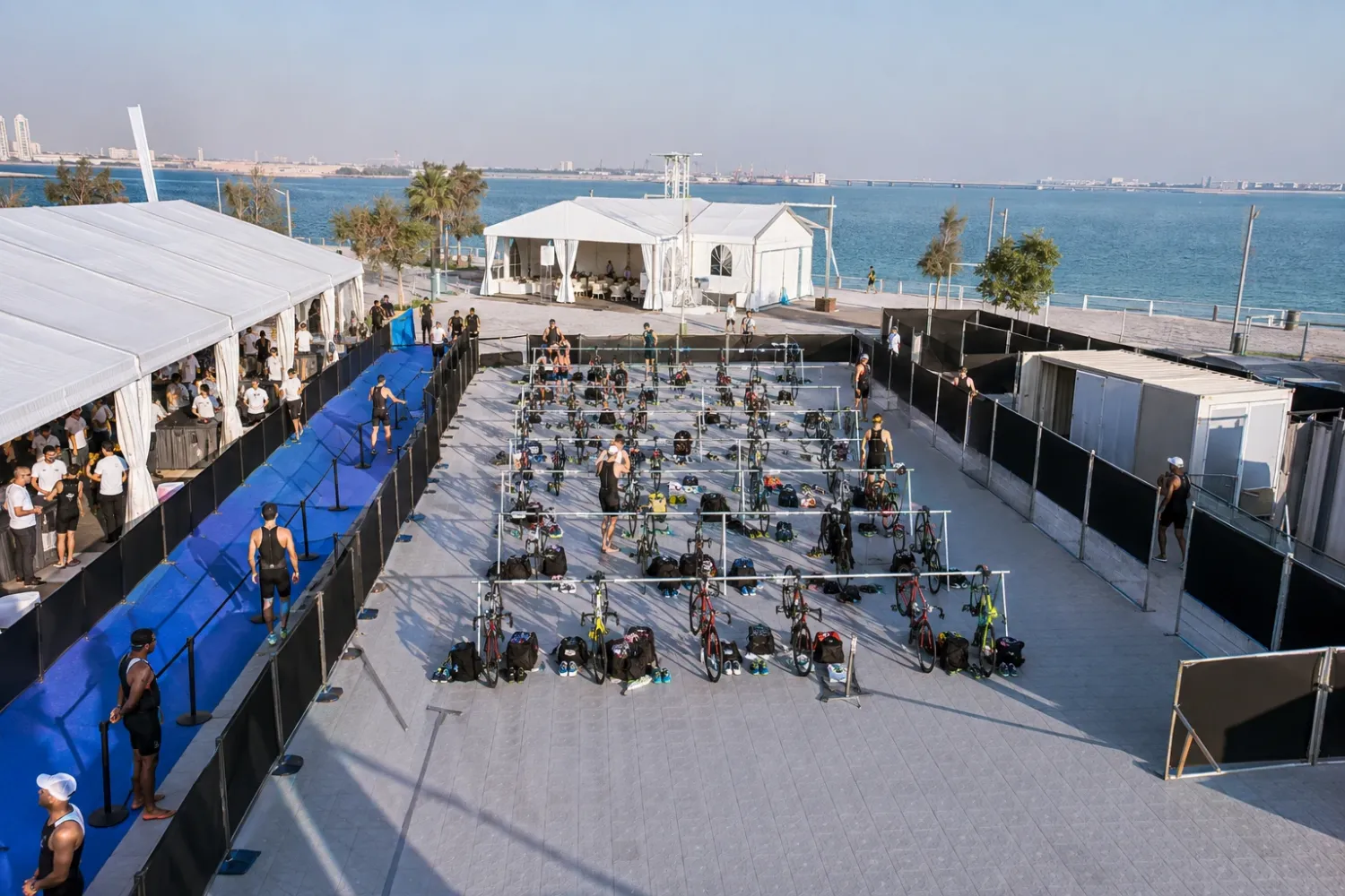 Race-Support Tents for Dubai T100 Triathlon 2026