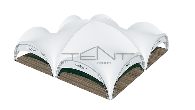 ARCH TENT SQUARE 400/10