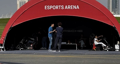 Large arch gate tent for Dubai Esports arena