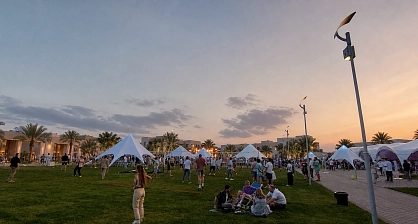 مجمع خيام لفعالية تضم 1500 ضيف