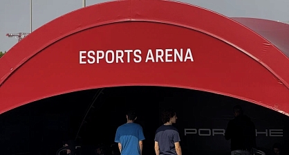 Arch tent for Esports arena at the event