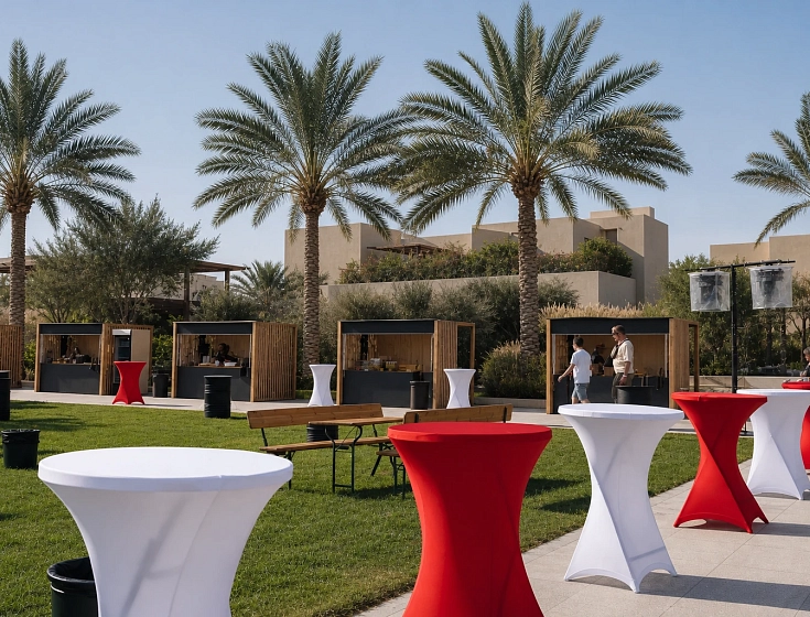 700 m² Tent Infrastructure for a Branded Food Festival
