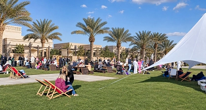 بنية خيام بمساحة 650 م² لفعالية مؤسسية