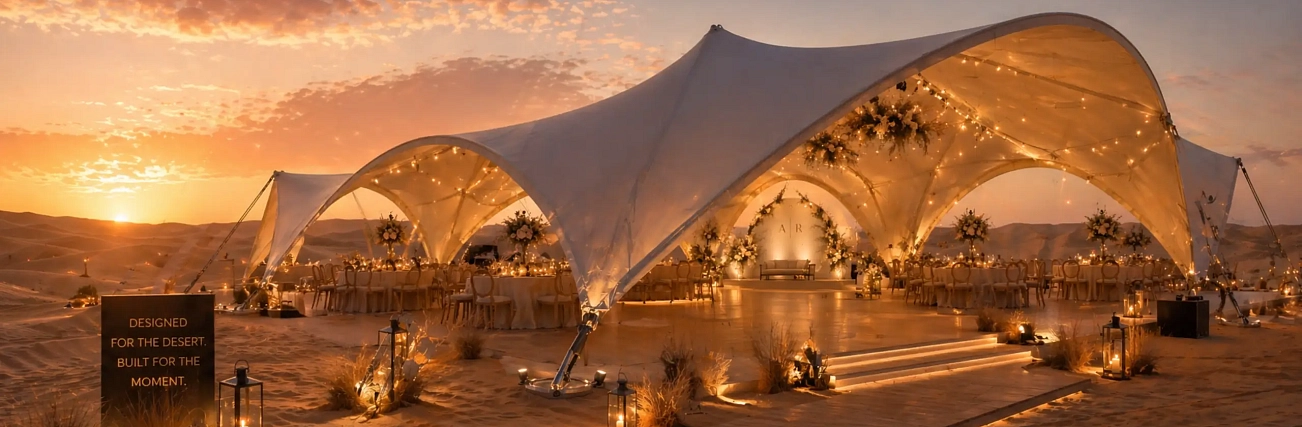 Desert Wedding Tents in Liwa & Al Qudra