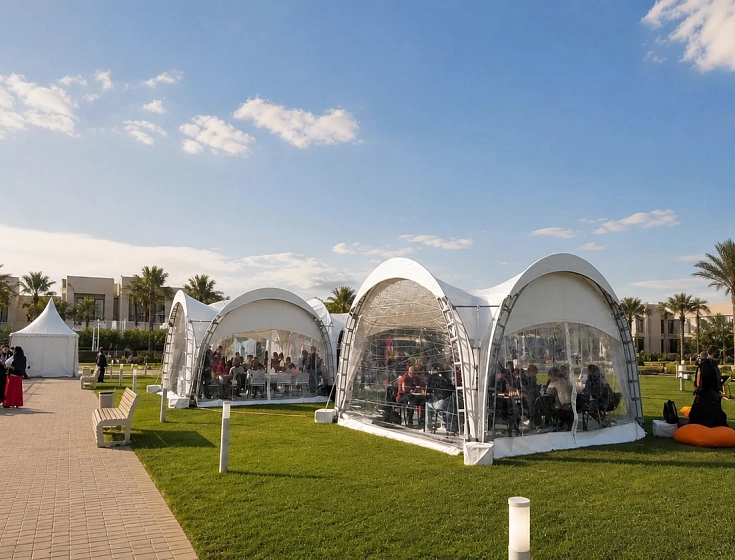 650 m² Corporate Event Tent Infrastructure
