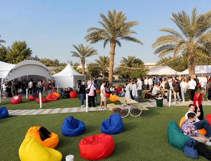 700 m² Tent Complex for a 1,500-Guest Corporate Event