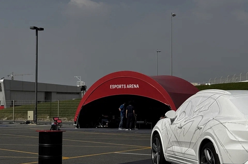 Event tent at Dubai Autodrome