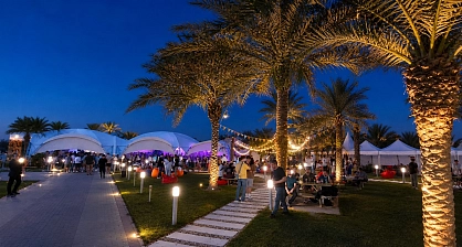 مجمع خيام بمساحة 700 م² لفعالية مؤسسية تضم 1500 ضيف