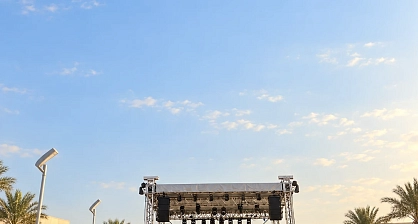 Illustrative UAE adaptation of the pagoda tent configuration from a real event project