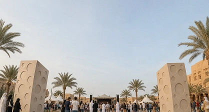 تهيئة خيام فعاليات بمساحة 3000 م² لمهرجان يستقبل 5000 ضيف