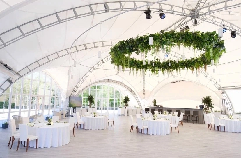 HEXA arch tent 241/8/4X1 – boutique elite event marquee UAE