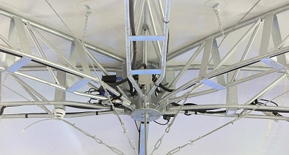 Metal structure of the tent