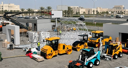 خيمتان قبتان من طراز SPHERE لجناح شركة ISTK