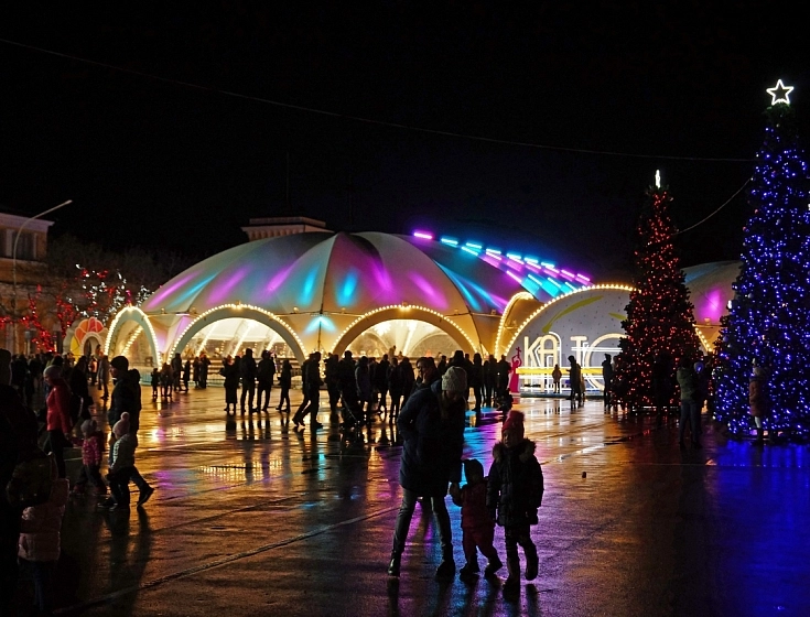 Arch Tent Complex for Ice Rink, Eastern Europe