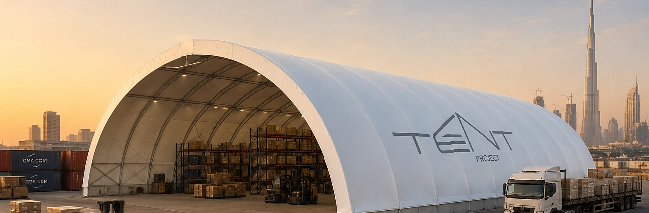 Warehouse and hangar tents in UAE: cost, use cases and deployment scenarios