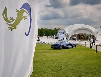 Prestigious Arch Tent for Porsche Event 