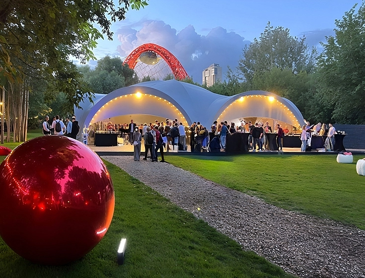 ARCH TENT DF 1000/10×3/10 at park "Fairy tale" - Eastern Europe