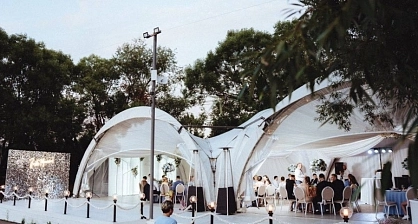 Exclusive tent project for the yacht club