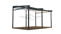 Double tent pergola 