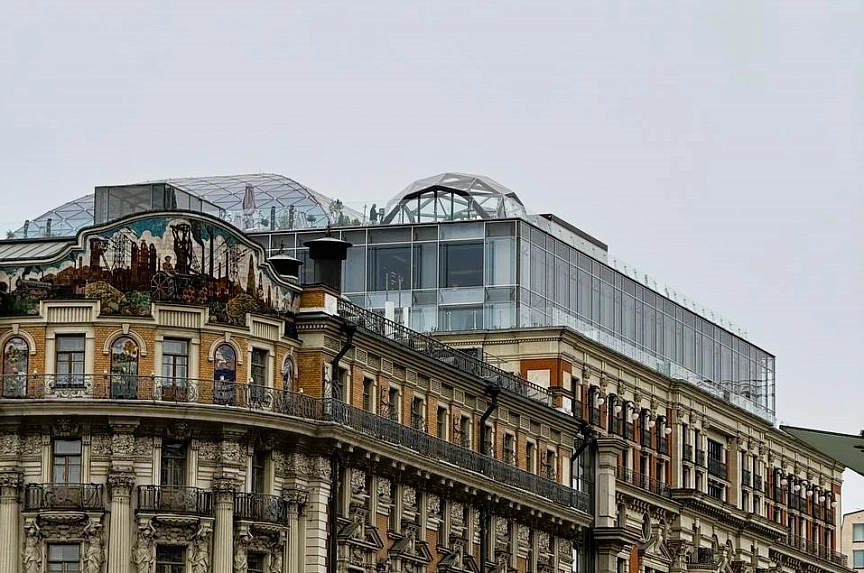 Diamond wood rooftop pavilion – high-end roof tent structure for private & brand restaurant