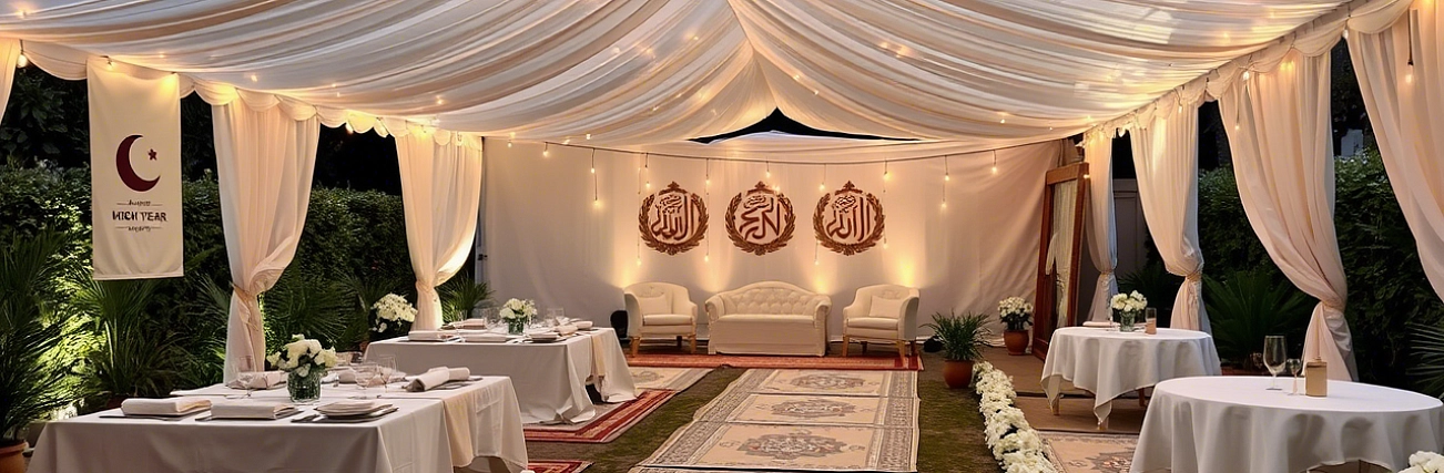 How to Decorate Outdoor Spaces for the Hijri New Year Celebrations