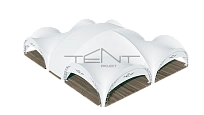 ARCH TENT SQUARE LONG 320/8/4X1