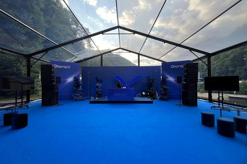 Interior of the gable structure