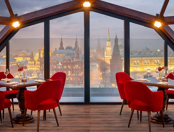 Rooftop Diamond Wood Pavilion for Exclusive Events at Ritz Carlton Hotel