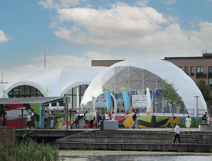 The StartUp Village project is a comprehensive solution for an international forum in Eastern Europe