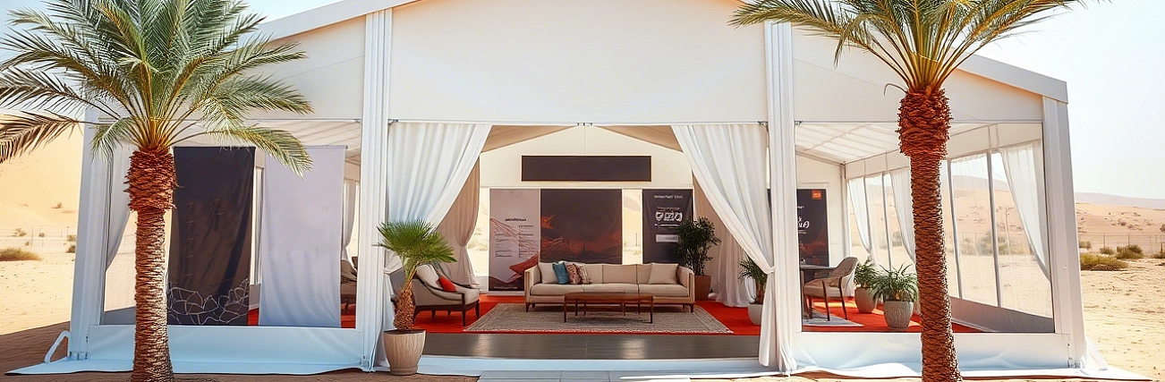 Business tents in the UAE