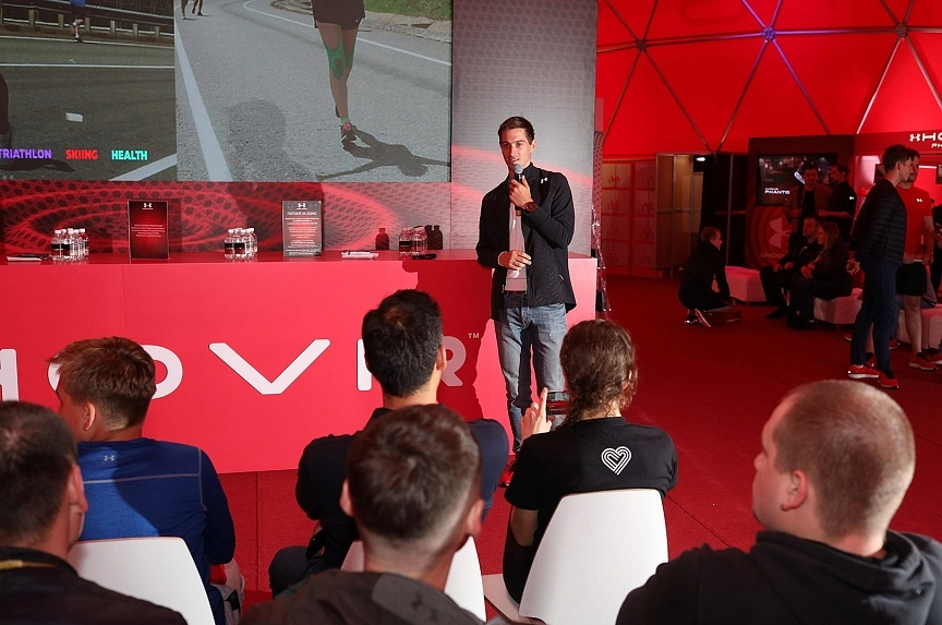Under Armour “Defying Gravity” Running Track Inside TentProject Dome