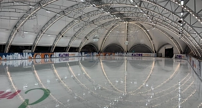 Ice rink in Eastern Europe