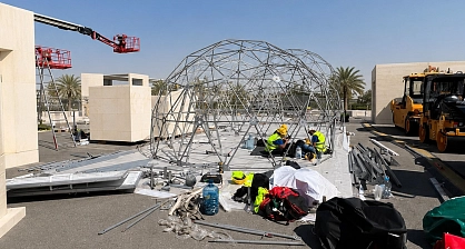 خيمتان قبتان من طراز SPHERE لجناح شركة ISTK