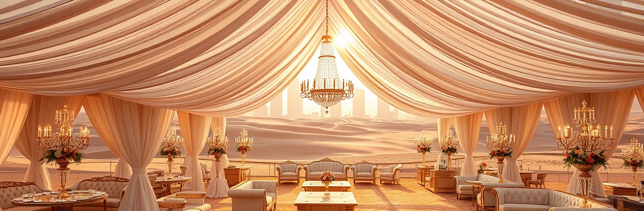 Luxury exclusive event tents in the UAE