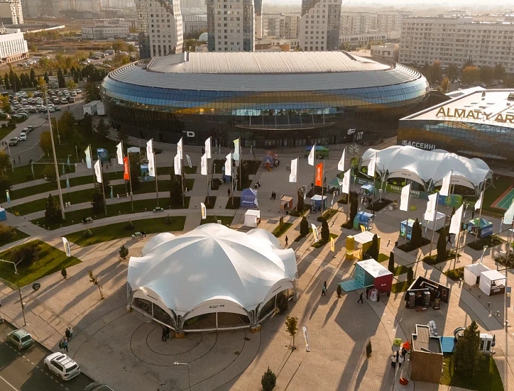 Breathtaking complex for Almaty Open