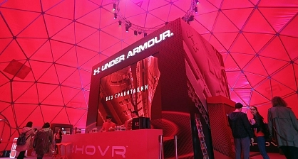 Defying gravity dome: TentProject delivers an unforgettable under armour sport brand event