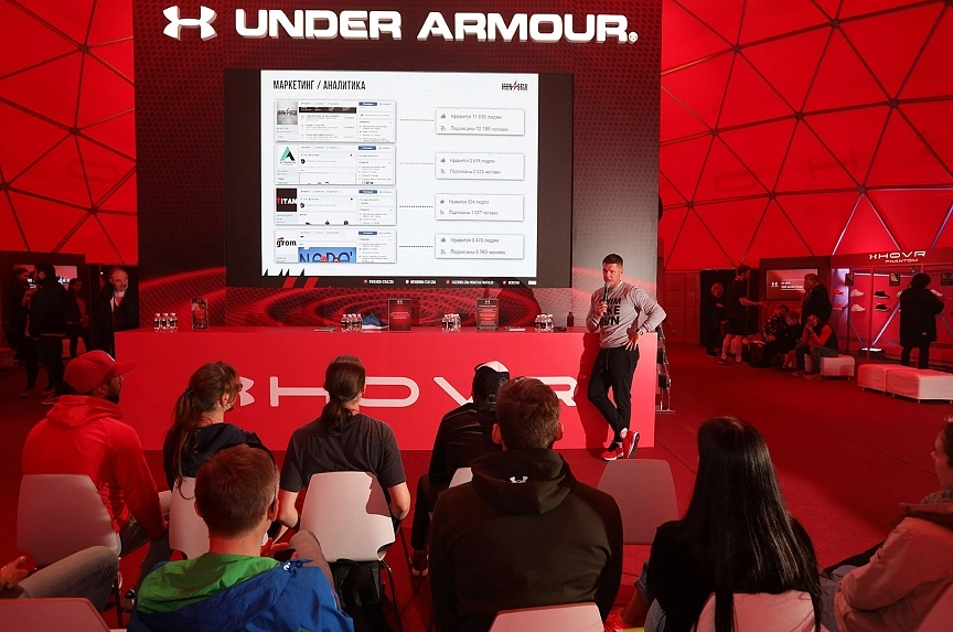 Large-scale geodesic dome tent rental UAE – Under Armour activation