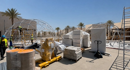 خيمتان قبتان من طراز SPHERE لجناح شركة ISTK