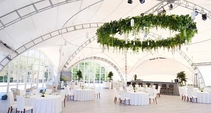 HEXA arch tent 241/8/4X1 – boutique elite event marquee UAE