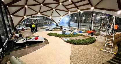 Eco-friendly modular diamond wooden tent - a breakthrough in tent architecture