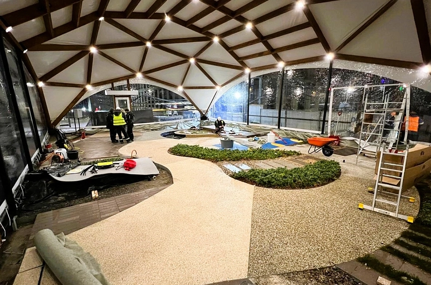 Eco-friendly modular diamond wooden tent - a breakthrough in tent architecture