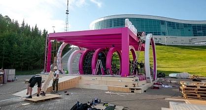 Installation of a unique structure for the largest marketplace in Eastern Europe