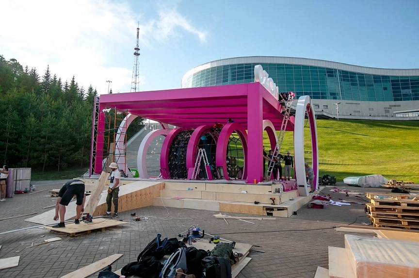 Installation of a unique structure for the largest marketplace in Eastern Europe